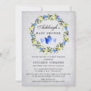 Search for floral baby boy shower invitations Butterfly