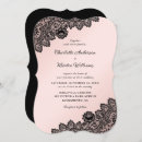 Search for black lace wedding invitations Formal