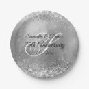 Search for 25th silver anniversary plates Glitter