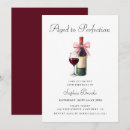 Search for wine bottle birthday invitations Watercolor