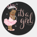 Search for african american princess stickers Girl baby shower