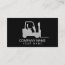 Search for haulage business cards Forklift