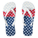 Search for 4th of july jandals Star pattern