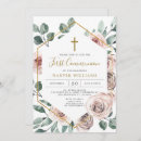 Search for rose first communion invitations Flower
