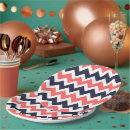 Search for navy blue paper plates Pattern