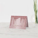 Search for rose gold thank you cards Girly