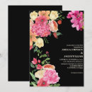 Search for black and fuchsia wedding invitations Colourful