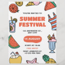 Search for summer flyers Festival