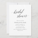 Search for classic elegant bridal shower invitations Simple