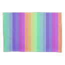 Search for bright rainbow pillowcases Stripes