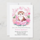 Search for otter baby shower invitations Floral