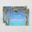 Search for beach wedding bridesmaid cards Ocean