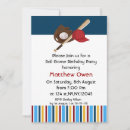 Search for baseball party invitations Sports
