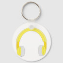 Search for headphones key rings Illustration