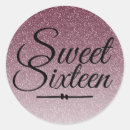 Search for modern sweet 16 stickers Chic