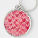 Search for love romance key rings Pattern
