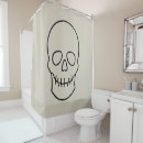Search for skull shower curtains Goth