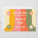 Search for hippie save the dates 70s