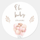 Search for its a girl stickers Watercolor