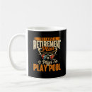 Search for shark with pool cue mugs Player