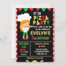 Search for pizza chef invitations Pizza making party