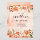Search for for her 50th birthday invitations Floral