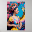 Search for girl with flowers in hair posters Floral