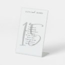 Search for acrylic table cards Black and white