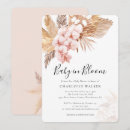 Search for boho floral baby shower invitations Terracotta
