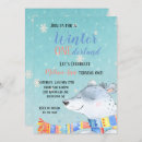 Search for winter woodland birthday invitations Polar bear