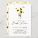Search for sunflower mason jar bridal shower invitations Country