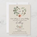 Search for rustic heart wedding invitations Greenery