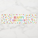 Search for happy birthday labels Rainbow