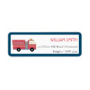 Search for firefighter return address labels Fire truck