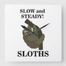 Search for sloth clocks Lazy