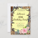 Search for animal print birthday invitations Safari