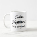 Search for saint matthew mugs Saints