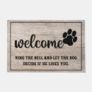 Search for funny dog quotes doormats Welcome