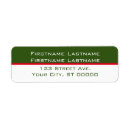 Search for two return address labels Red