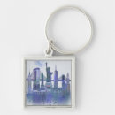 Search for new york key rings Watercolor
