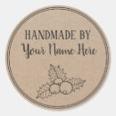 Search for rustic christmas stickers Homemade