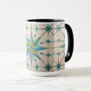 Search for retro atomic pattern mugs Mid century modern