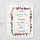 Search for christmas engagement party invitations Watercolor
