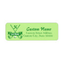 Search for golf return address labels Retro