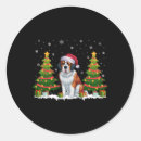 Search for saint bernard stickers Sequin christmas tree