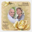 Search for 50th golden anniversary stickers Damask