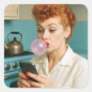 Search for retro lady stickers Old fashioned