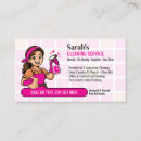 Search for cartoon houses business cards Maid service