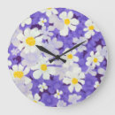Search for flower pattern clocks Vintage
