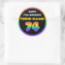 Search for rainbow name stickers Colourful